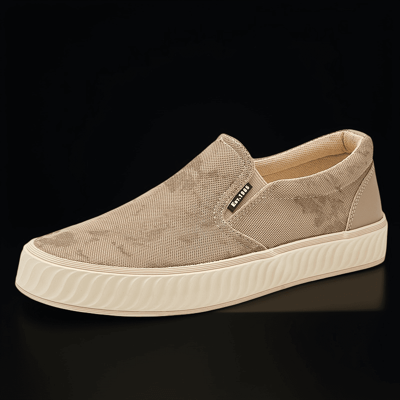 スリッポンメンズ 通気性抜群メッシュ素材スリッポン